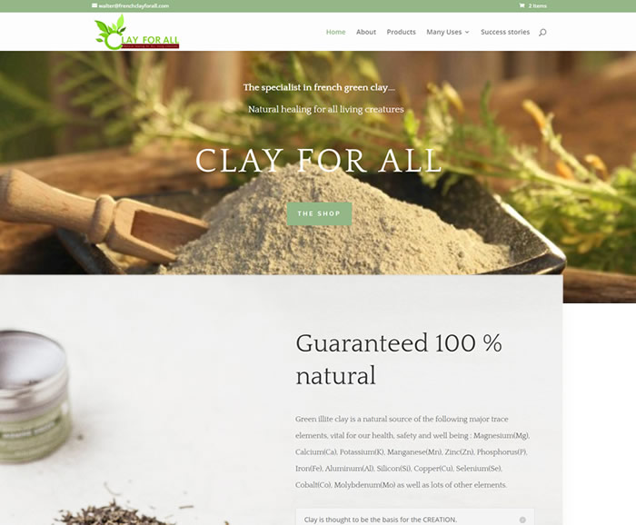 French clay for all