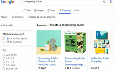 Propulser les produits de sa boutique sur Google Shopping