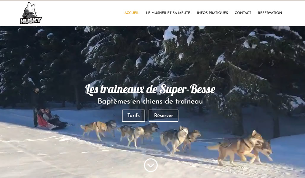 Les traineaux de Super-Besse