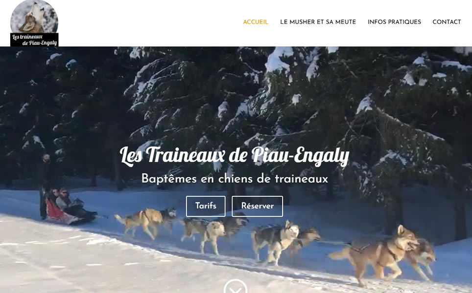 Les traineaux de Piau-Engaly
