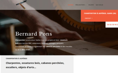 Bernard Pons, charpentier