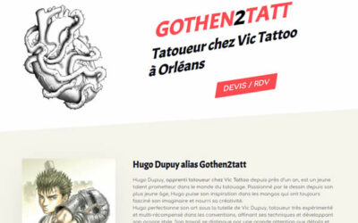 Hugo Dupuy, apprenti tatoueur